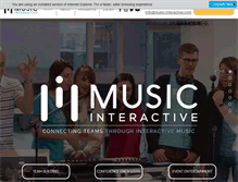 Tablet Screenshot of music-interactive.com